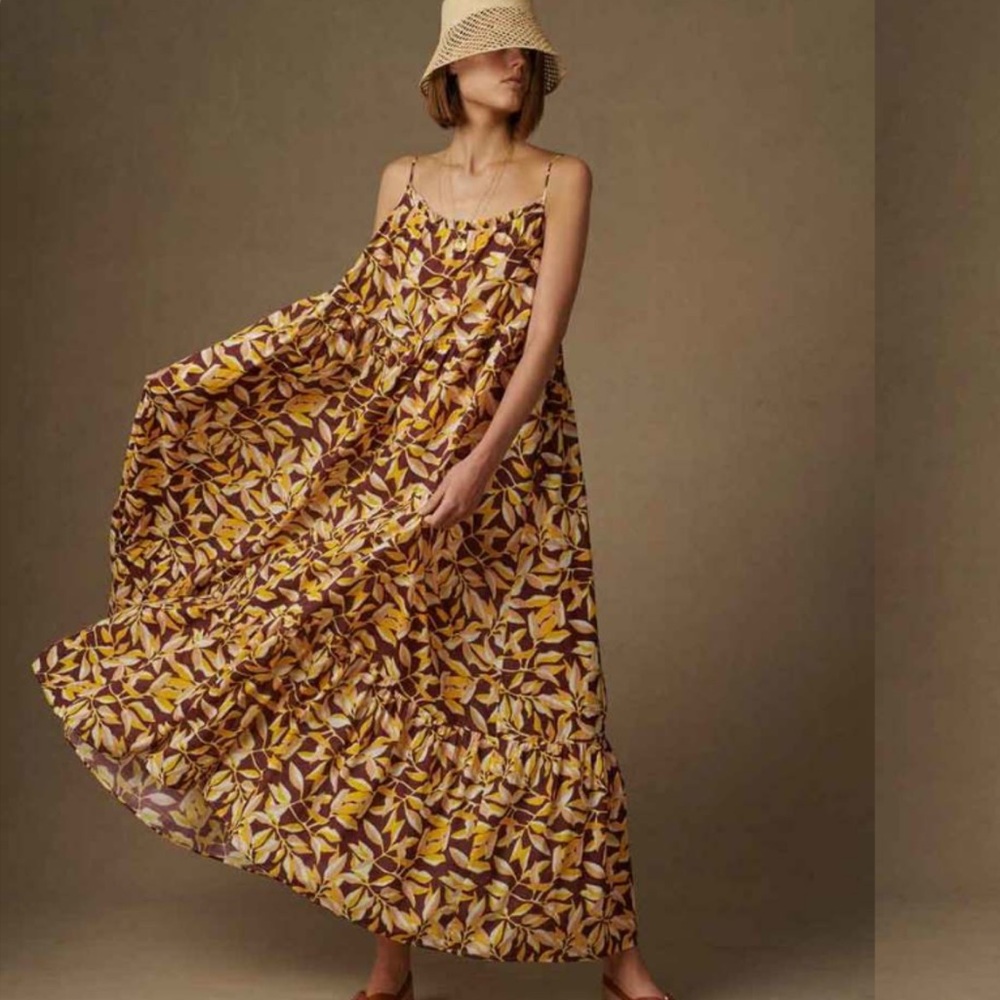 SOEUR PROCIDA DRESS Prune Floral Maxi Dress Size 6